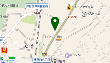 NPC24H原宿第2パーキングの地図画像