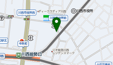 NPC24Hビッグボックス川西パーキングの地図画像