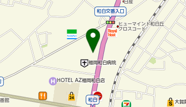 NPC24H福岡和白病院第1パーキングの地図画像