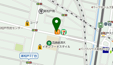 NPC24Hレッドロブスター新松戸店パーキングの地図画像