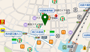 NPC24H池袋ロサパーキングの地図画像