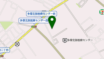 NPC24H都立多摩北部医療センター外来駐車場の地図画像