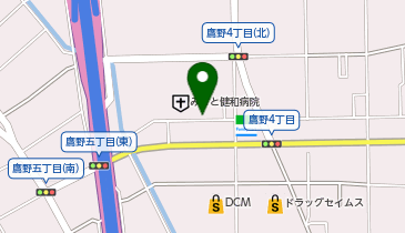 NPC24H鷹野4丁目第7駐車場の地図画像
