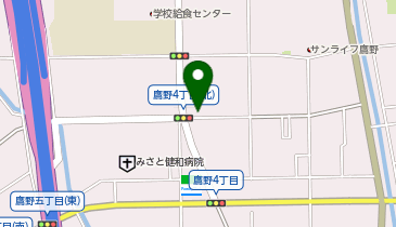NPC24H鷹野4丁目第6駐車場の地図画像