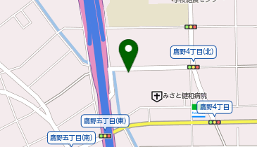 NPC24H鷹野4丁目第3駐車場の地図画像