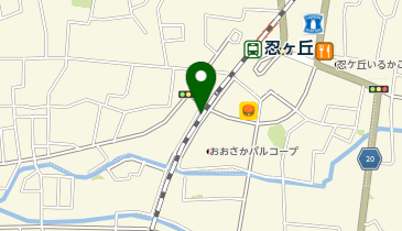 NPC24H忍ケ丘駅南パーキングの地図画像