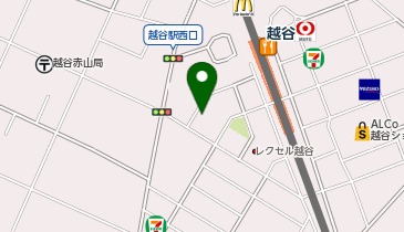 NPC24H越谷駅西口パーキングの地図画像
