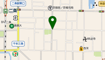 NPC24H二条パーキングの地図画像