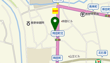 NPC24H長野県庁前第3パーキングの地図画像