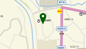 NPC24H長野県庁前第2パーキングの地図画像