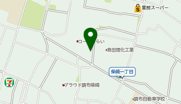 NPC24H柴崎パーキングの地図画像