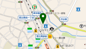 NPC24H恵比寿北第2パーキングの地図画像