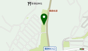 薬師池公園北駐車場の地図画像