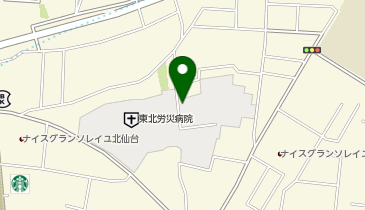 東北労災病院第2駐車場の地図画像