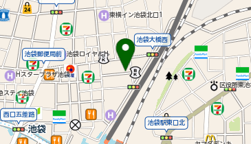 NPC24Hドン・キホーテ池袋駅西口店の地図画像