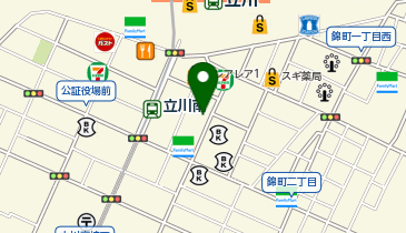 NPC24H立川南口第1パーキングの地図画像