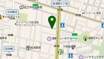 NPC24H西浅草第2パーキングの地図画像