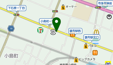 NPC24H調布第1パーキングの地図画像