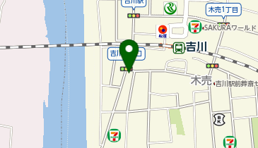 NPC24H吉川駅前パーキングの地図画像