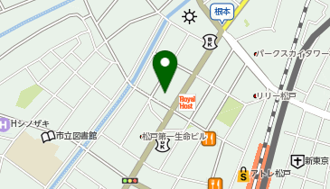 NPC24H松戸第10パーキングの地図画像