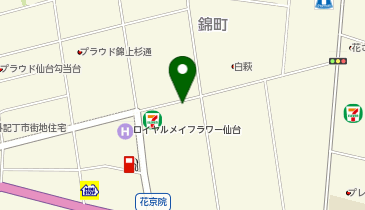 NPC24H仙台花京院パーキングの地図画像