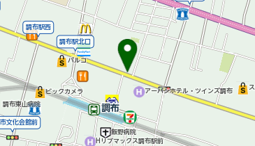 NPC24H調布第4パーキングの地図画像