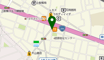 NPC24Hレッドロブスター上板橋店パーキングの地図画像