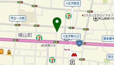 NPC24H横山町第3パーキングの地図画像