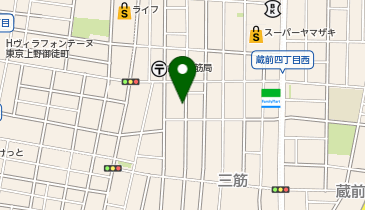 NPC24H三筋パーキングの地図画像