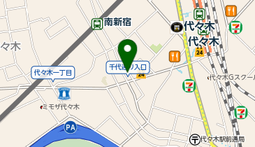 NPC24H代々木第2パーキングの地図画像