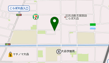 NPC24H大森西第2パーキングの地図画像