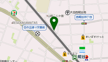 NPC24H西糀谷第3パーキングの地図画像