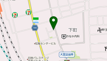 NPC24H大宮下町第2パーキングの地図画像