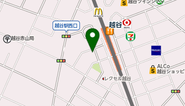 NPC24H越谷駅西口第2パーキングの地図画像