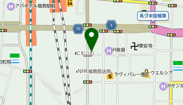 NPC24H福島早稲町パーキングの地図画像