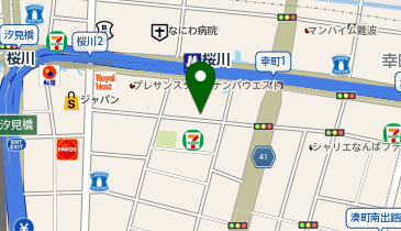 NPC24H桜川駅前パーキングの地図画像