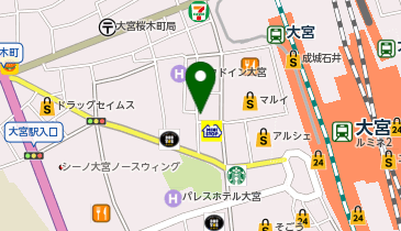 NPC24H大宮桜木町2丁目第2パーキングの地図画像