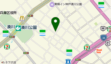 NPC24H福原パーキングの地図画像