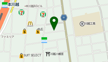 NPC24Hまるひろ東口第1・第8駐車場の地図画像