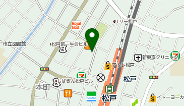 NPC24H松戸西口パーキングの地図画像