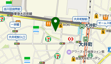 NPC24H大井町第1パーキングの地図画像