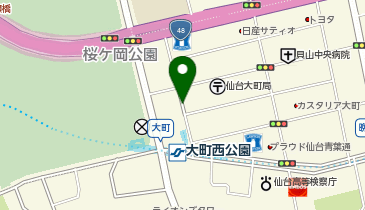 NPC24H仙台大町第8パーキングの地図画像