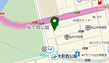 NPC24H仙台大町第5パーキングの地図画像