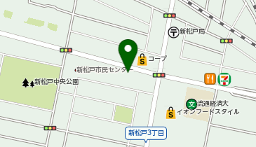 NPC24H新松戸3丁目パーキングの地図画像