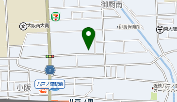 NPC24H東大阪市文化創造館駐車場(自動車)の地図画像