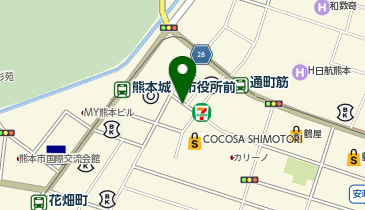 NPC24H熊本市役所前パーキングの地図画像