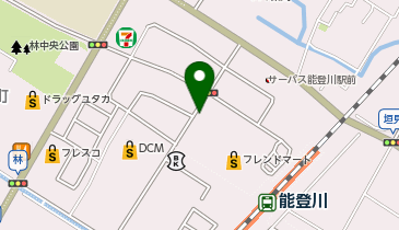 NPC24Hフレンドマート能登川店第1パーキングの地図画像
