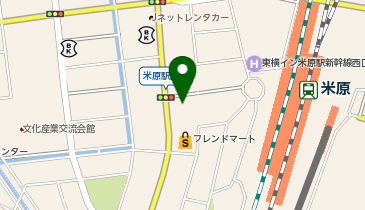 NPC24Hフレンドマート米原駅前店パーキングの地図画像