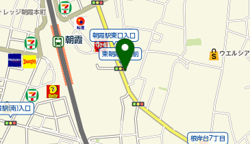 NPC24H朝霞パーキングの地図画像