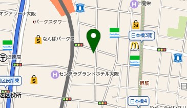 NPC24H日本橋西パーキングの地図画像